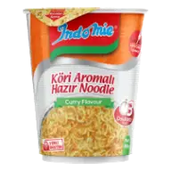 Köri Aromalı Hazır Noodle Bardak