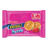 Çilekli Kremalı Bisküvi 8'li