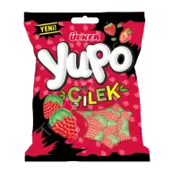 Eğlenceli Kalpler Çilek AromalI Yumuşak Şekerleme