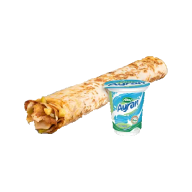 Large Tavuk Döner Dürüm Menü (Ayran)